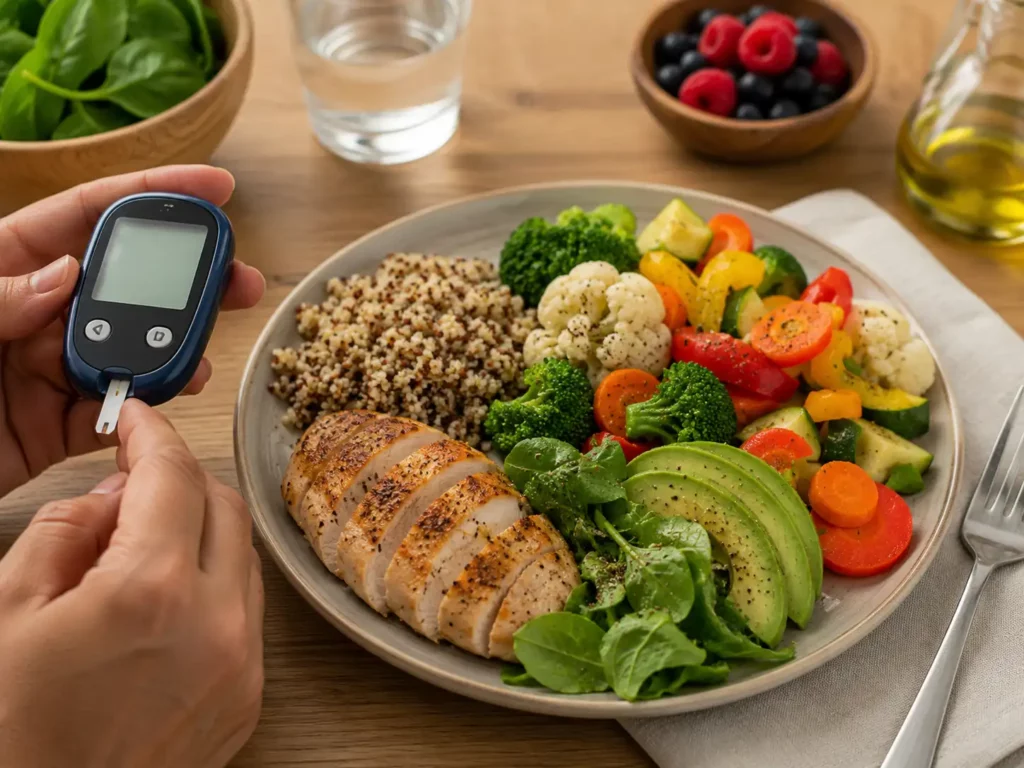 balanced meals for blood sugar control